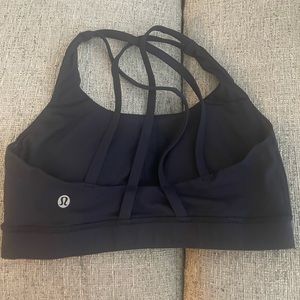 Navy blue lululemon sports bra